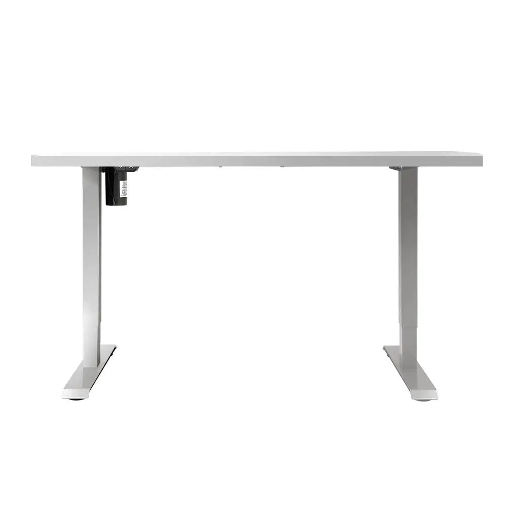 Artiss Standing Desk Motorised Sit Stand Desks White 140CM - Furniture > Office