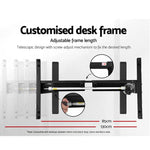 Artiss Standing Desk Motorised White 140CM - Furniture > Office