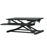 Artiss Standing Desk Riser Height Adjustable Black 80CM - Furniture > Office