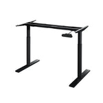 Artiss Standing Desk Sit Stand Motorised Adjustable Frame Only Dual Motor Black - Furniture > Office