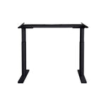 Artiss Standing Desk Sit Stand Motorised Adjustable Frame Only Dual Motor Black - Furniture > Office