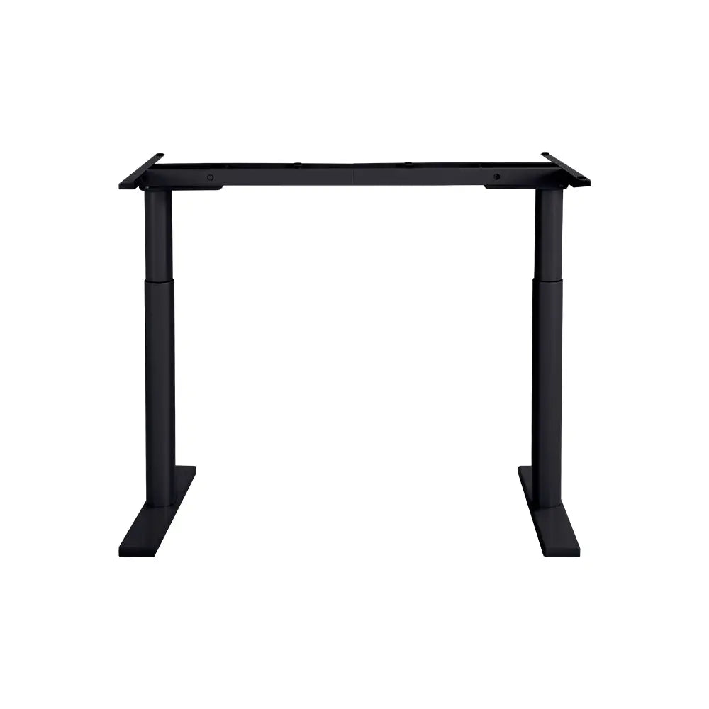 Artiss Standing Desk Sit Stand Motorised Adjustable Frame Only Dual Motor Black - Furniture > Office