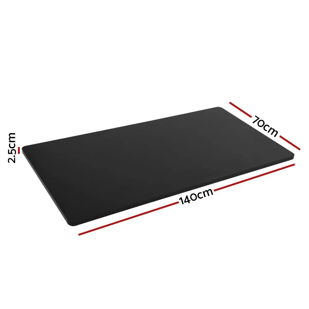 Artiss Standing Desk Top Black 140CM - Furniture > Office