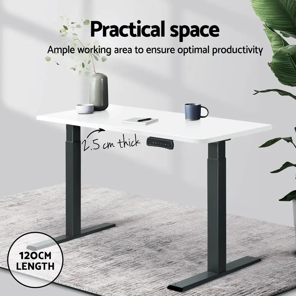 Artiss Standing Desk Top White 120CM - Furniture > Office