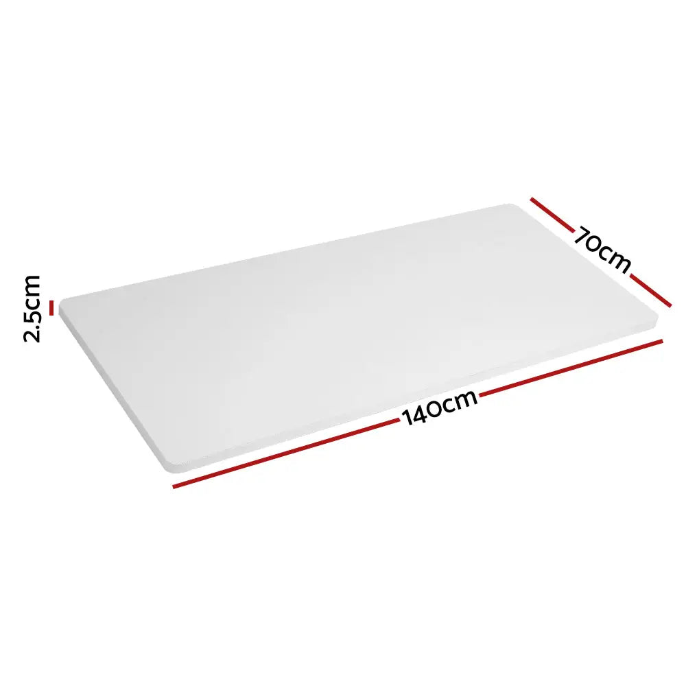 Artiss Standing Desk Top White 140CM - Furniture > Office