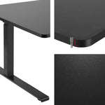 Artiss Standing Desks L-shape Motorised 160CM Black - Furniture > Office > Desks