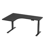 Artiss Standing Desks L-shape Motorised 160CM Black - Furniture > Office > Desks