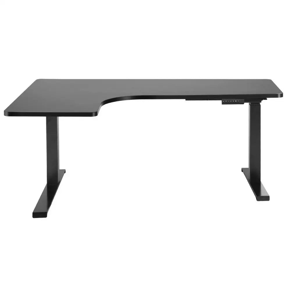 Artiss Standing Desks L-shape Motorised 160CM Black - Furniture > Office > Desks