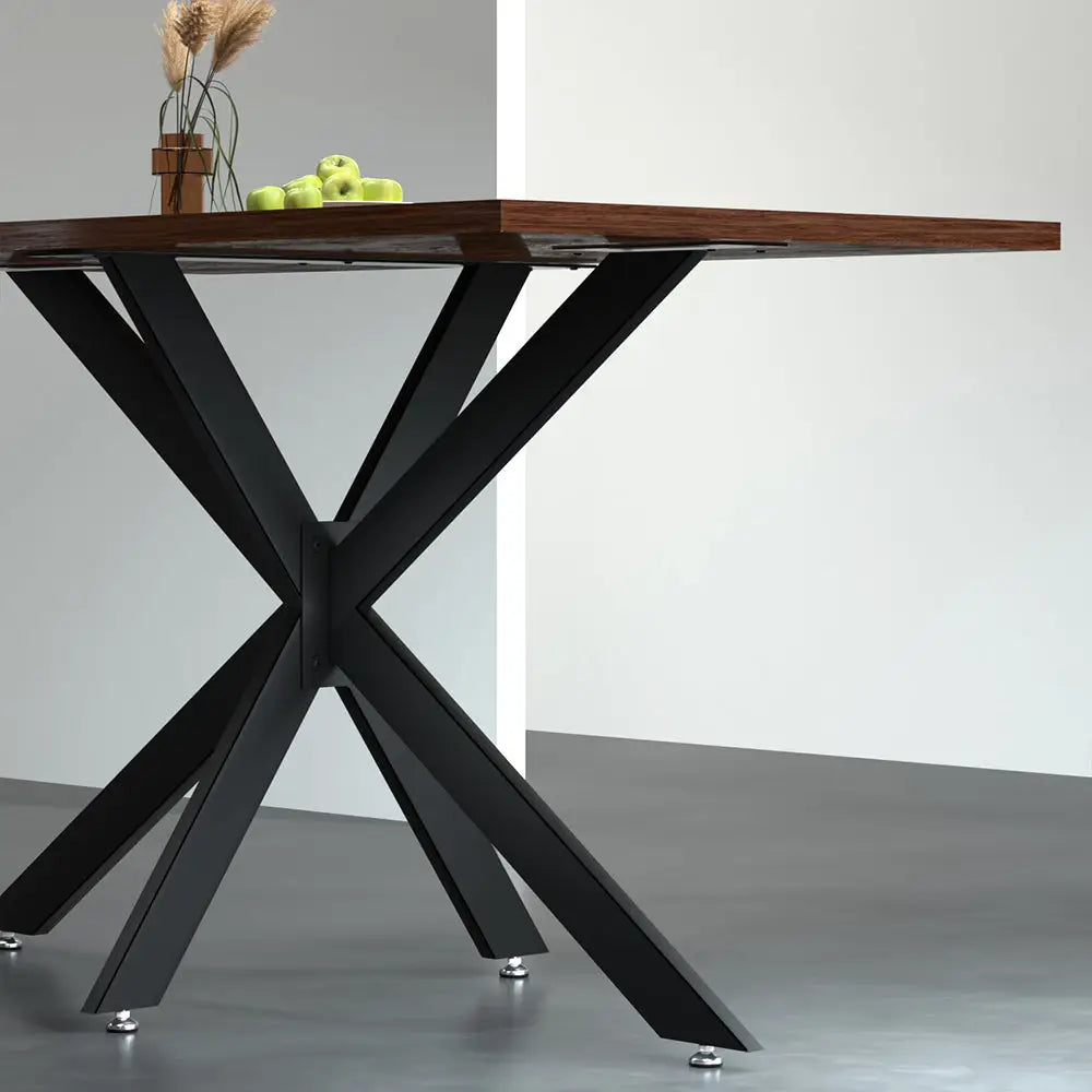 Artiss Starburst Table Legs Dining Table Legs DIY Metal Leg 120X68cm - Furniture > Living Room
