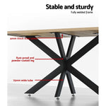Artiss Starburst Table Legs Dining Table Legs DIY Metal Leg 120X68cm - Furniture > Living Room