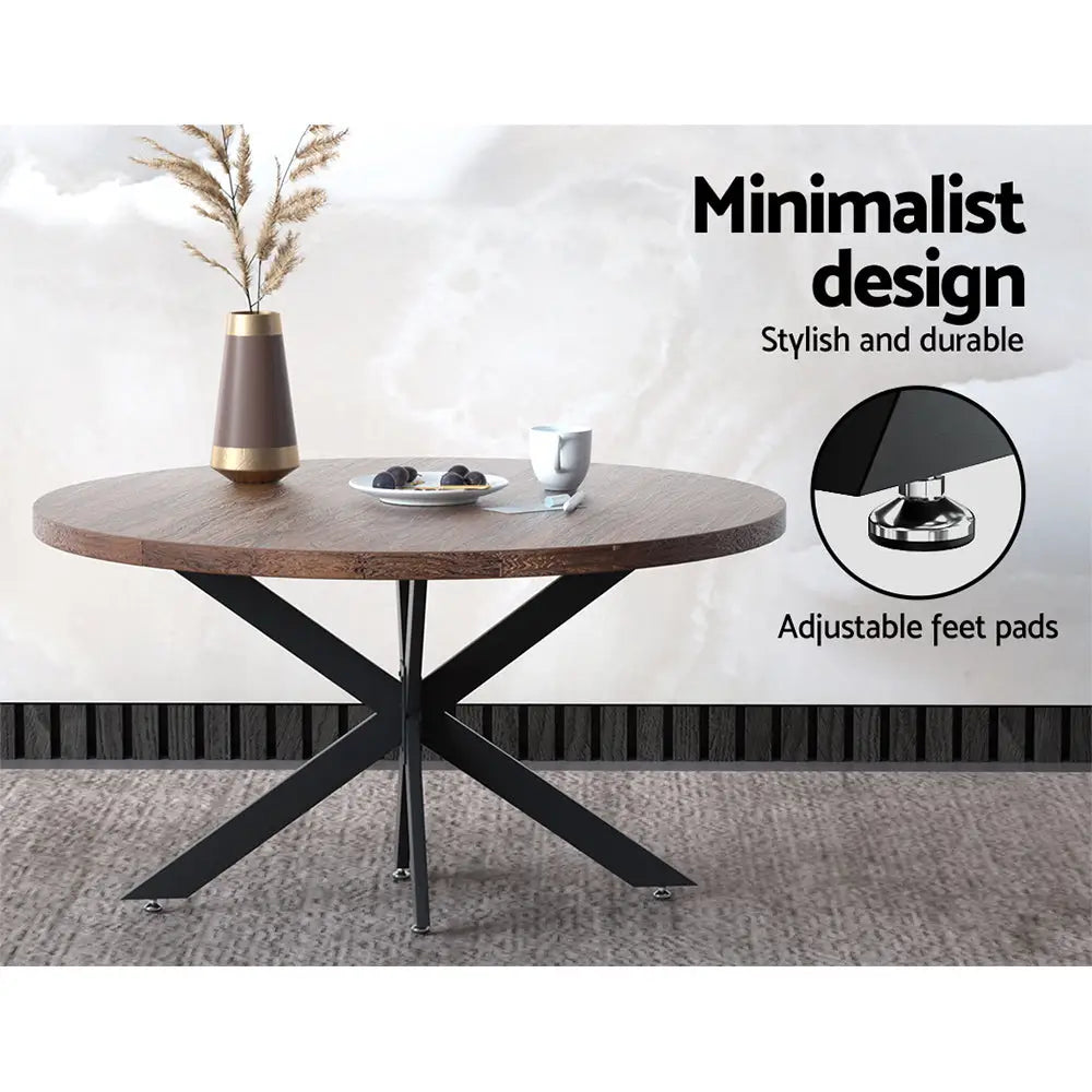 Artiss Starburst Table Legs Dining Table Legs DIY Metal Leg 120X68cm - Furniture > Living Room