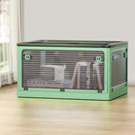Artiss Storage Foldable Stackable Large 5 Sides Open Transparent 82L - Home & Garden > Storage