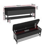 Artiss Storage Ottoman Blanket Box 110cm Boucle Shelf - Furniture > Living Room > Ottomans & Footstools