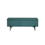 Artiss Storage Ottoman Blanket Box 140cm Velvet Green - Furniture > Living Room > Ottomans & Footstools