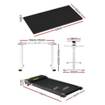 Artiss Treadmill 120cm Automatic Standing Desk with 400mm Electric Walking Pad - Furniture > Office > Desks