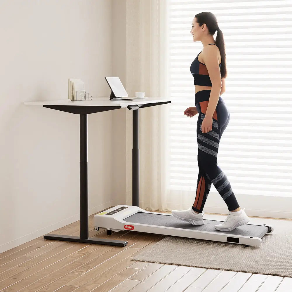 Artiss Treadmill Automatic Standing Desk with 360mm Electric Walking Pad - Furniture > Office > Desks