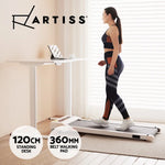 Artiss Treadmill with 120cm Automatic Standing Desk Electric Walking Pad - Furniture > Office > Desks
