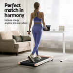 Artiss Treadmill with 120cm Automatic Standing Desk Electric Walking Pad - Furniture > Office > Desks