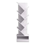 Artiss Tree Bookshelf 7 Tiers - ECHO White - Furniture > Office