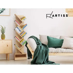 Artiss Tree Bookshelf 9 Tiers - ECHO Oak - Furniture > Office