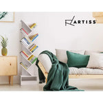 Artiss Tree Bookshelf 9 Tiers - ECHO White - Furniture > Living Room > Bookcases & Shelves