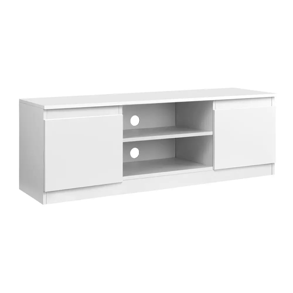 Artiss TV Cabinet Entertainment Unit 120cm White Anita - Furniture > Living Room > TV Units