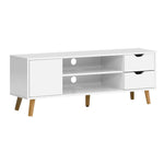 Artiss TV Cabinet Entertainment Unit 120cm White Larin - Furniture > Living Room > TV Units