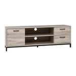 Artiss TV Cabinet Entertainment Unit 132cm Pine Tania - Furniture > Living Room > TV Units