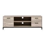 Artiss TV Cabinet Entertainment Unit 132cm Pine Tania - Furniture > Living Room > TV Units