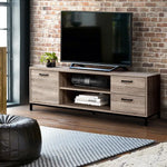 Artiss TV Cabinet Entertainment Unit 132cm Pine Tania - Furniture > Living Room > TV Units