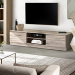 Artiss TV Cabinet Entertainment Unit 160cm Pine Charles - Furniture > Living Room > TV Units