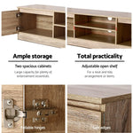 Artiss TV Cabinet Entertainment Unit 160cm Pine Charles - Furniture > Living Room > TV Units