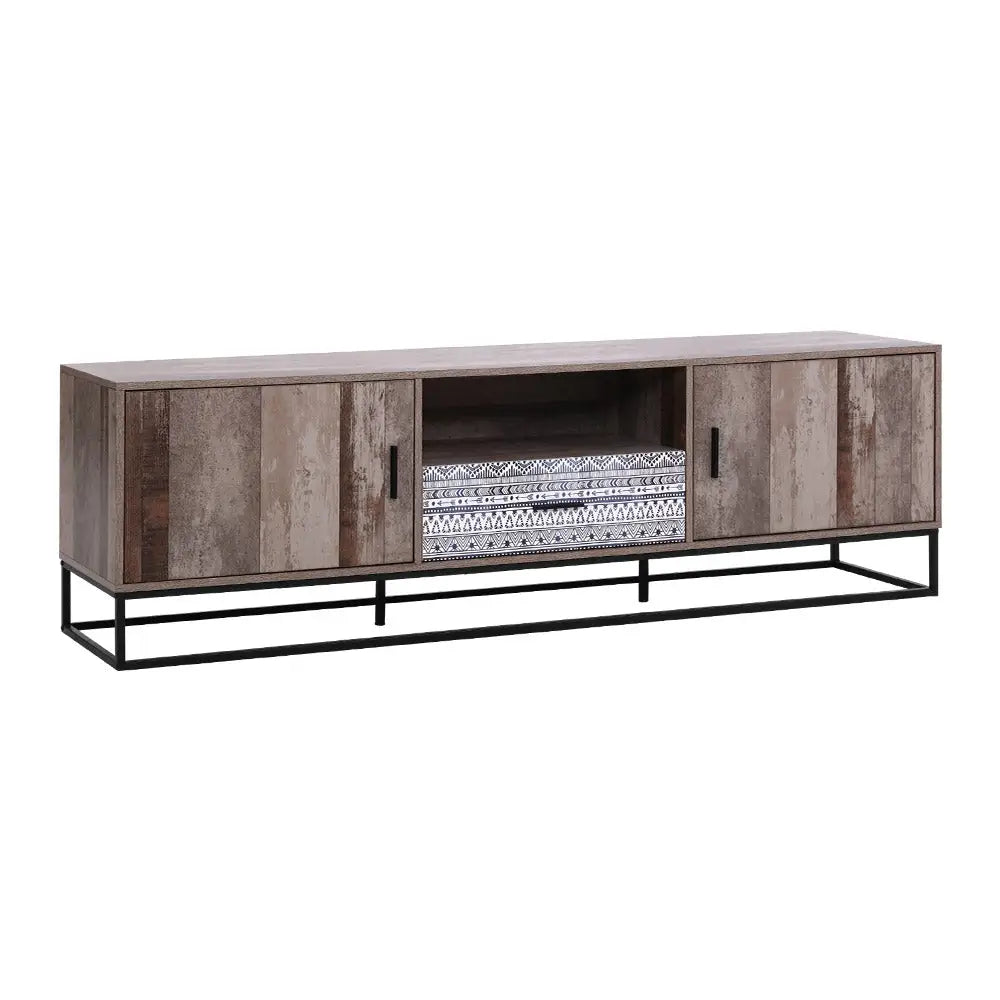 Artiss TV Cabinet Entertainment Unit 180cm Industrial - Furniture > Living Room > TV Units