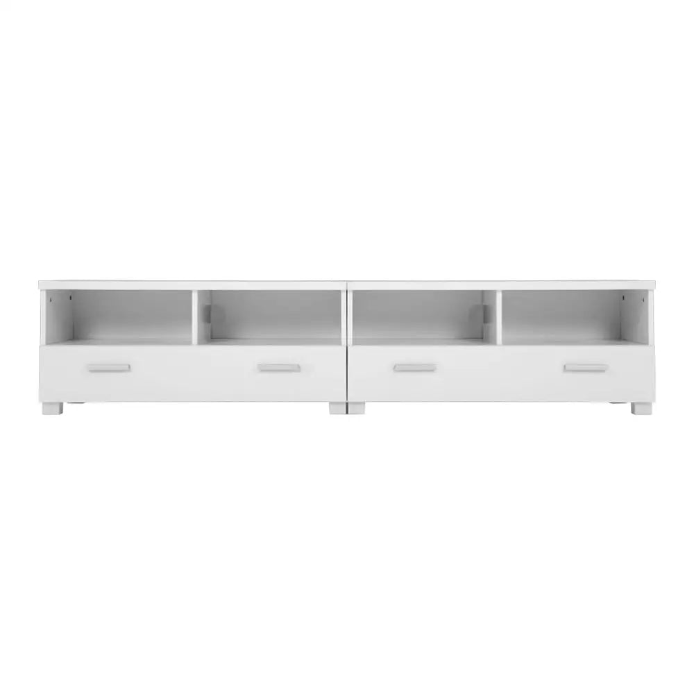 Artiss TV Cabinet Entertainment Unit 180cm White Eddie - Furniture > Living Room > TV Units