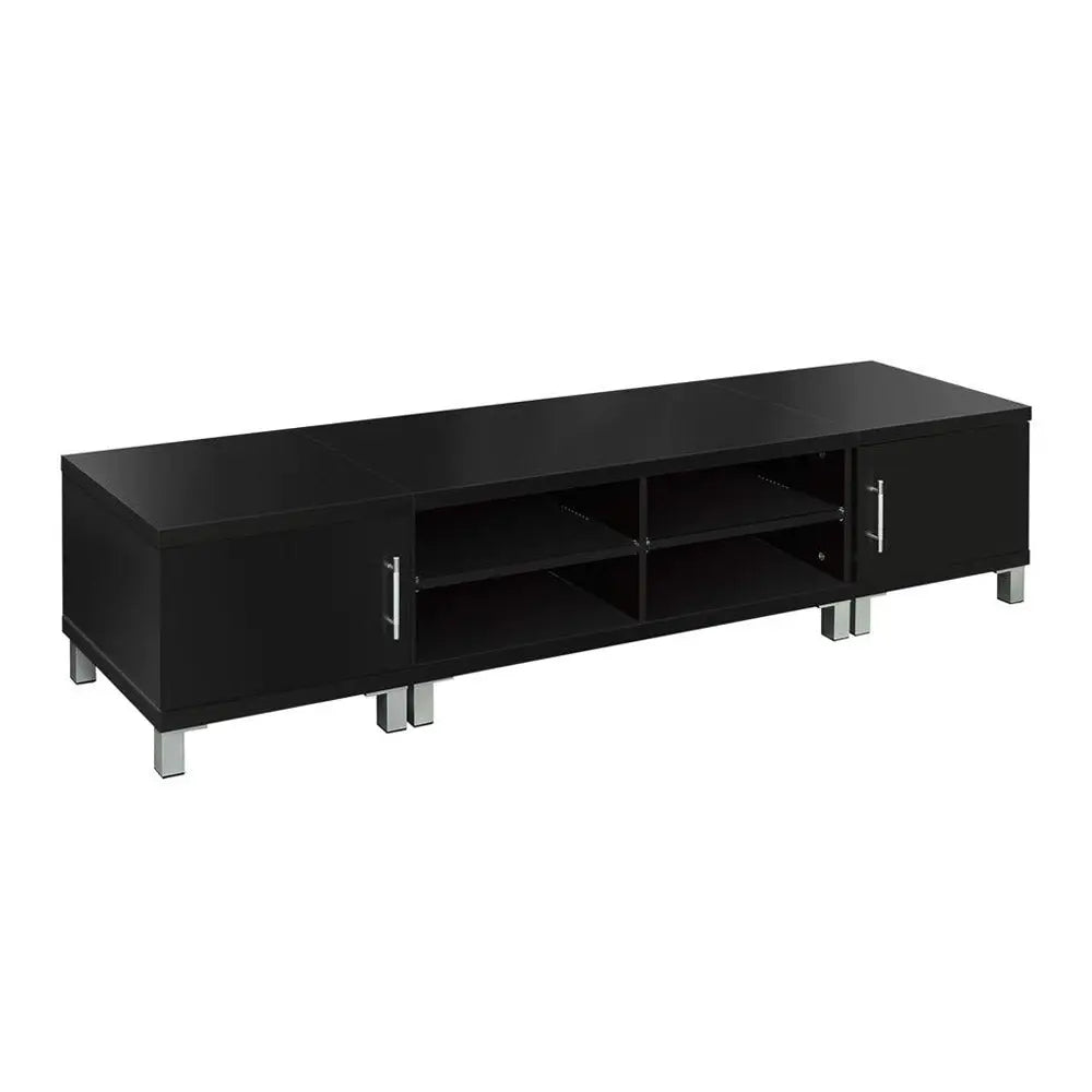 Artiss TV Cabinet Entertainment Unit 190cm Black Danson - Furniture > Living Room > TV Units