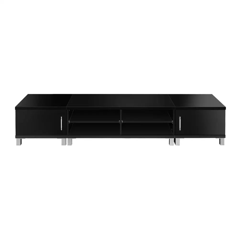 Artiss TV Cabinet Entertainment Unit 190cm Black Danson - Furniture > Living Room > TV Units