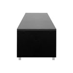 Artiss TV Cabinet Entertainment Unit 190cm Black Danson - Furniture > Living Room > TV Units