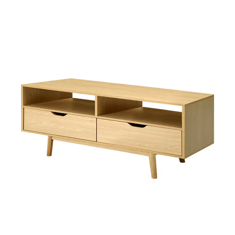 Artiss TV Entertainment Unit 120cm Pine Ford - Furniture > Living Room