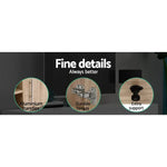 Artiss TV Entertainment Unit 140cm Oak Ken - Furniture > Living Room