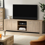 Artiss TV Entertainment Unit 160cm Oak Maxi - Furniture > Living Room