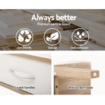 Artiss TV Entertainment Unit 180cm Oak White Gary - Furniture > Living Room