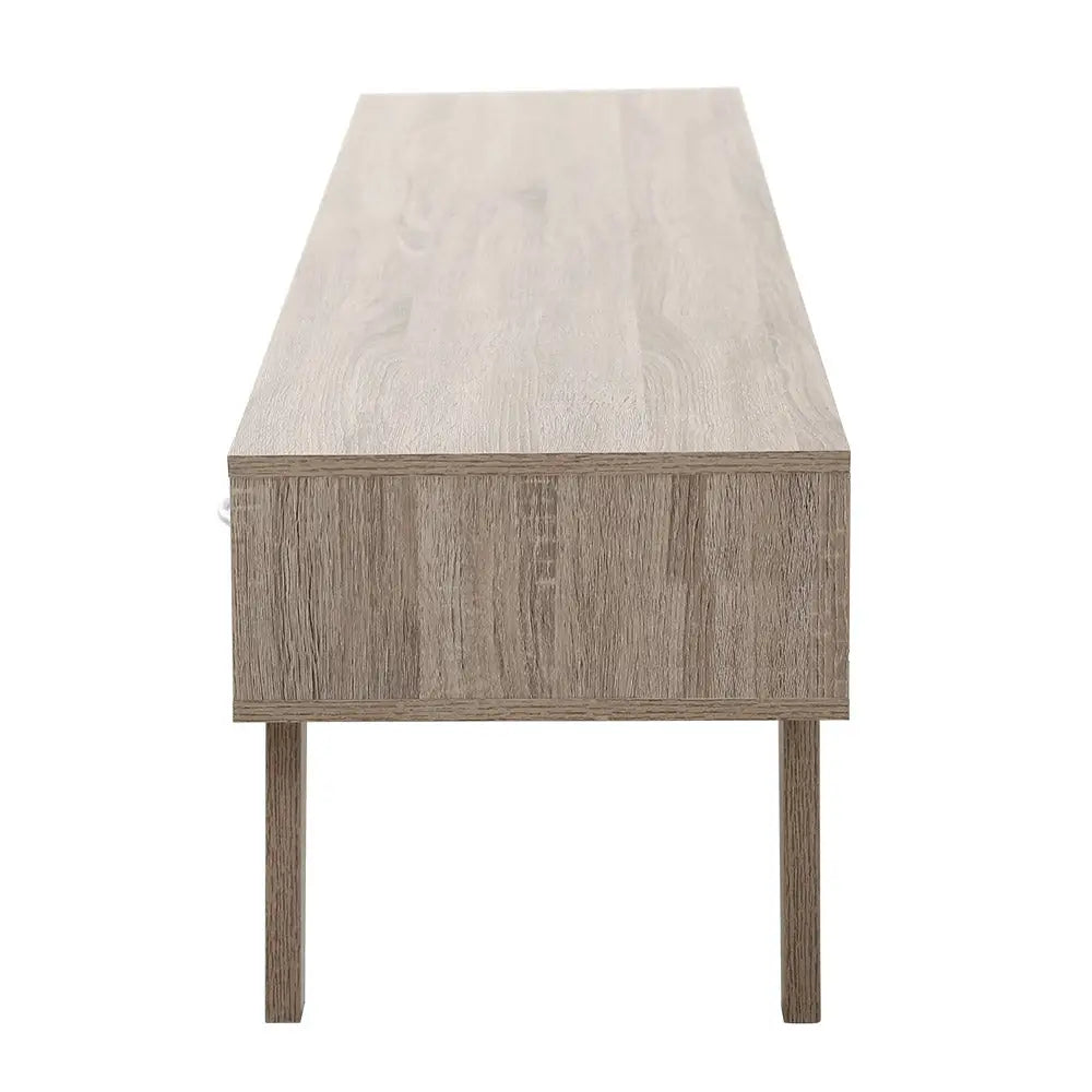 Artiss TV Entertainment Unit 180cm Oak White Gary - Furniture > Living Room