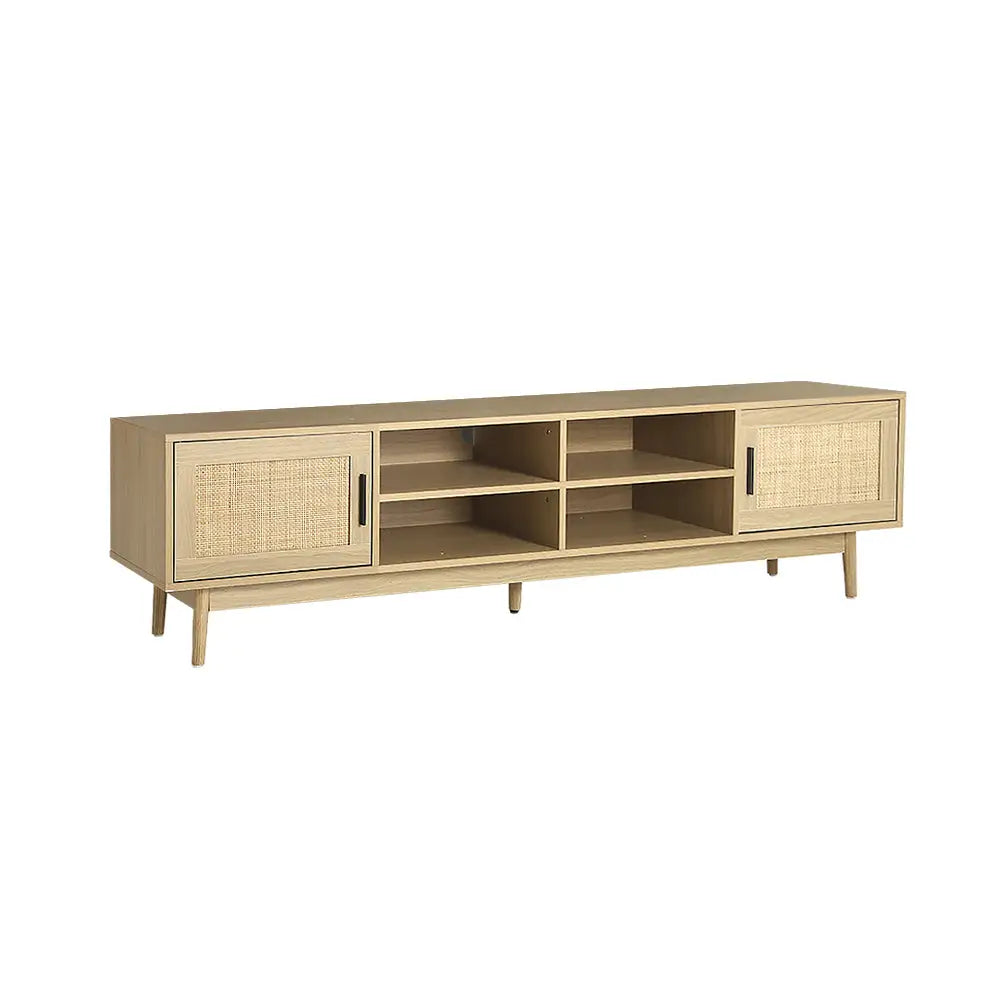 Artiss TV Entertainment Unit 180cm Rattan Cole - Furniture > Living Room