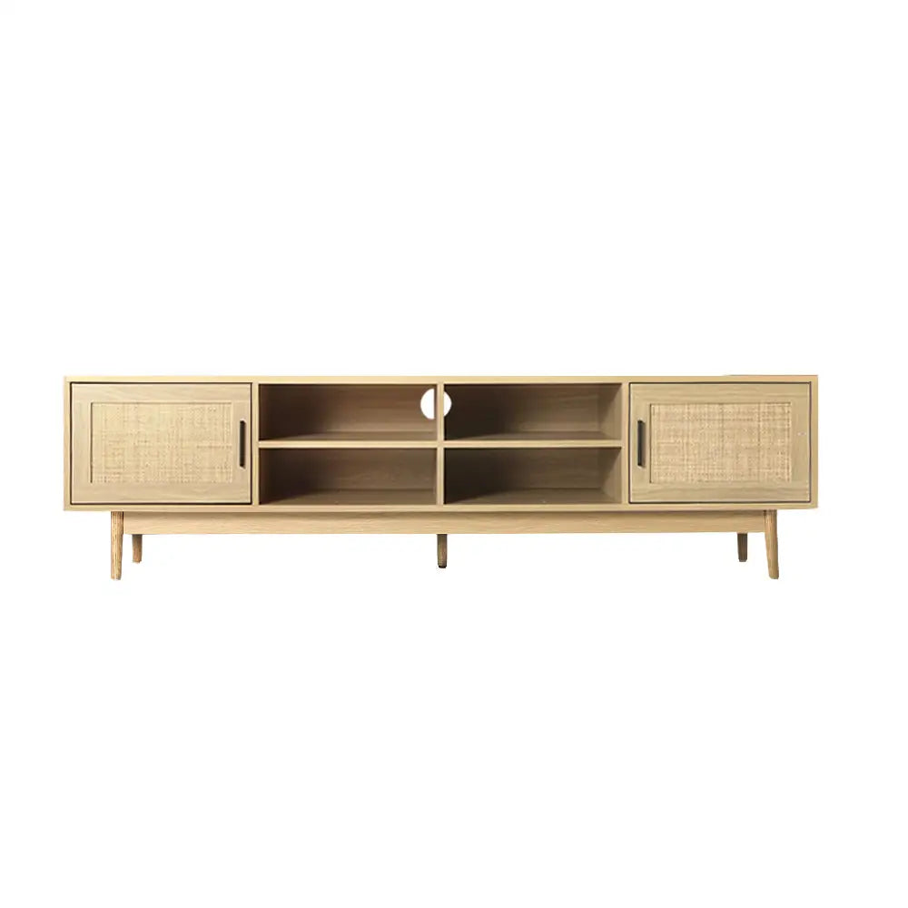 Artiss TV Entertainment Unit 180cm Rattan Cole - Furniture > Living Room