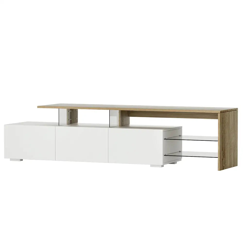 Artiss TV Entertainment Unit 180cm Wood White James - Furniture > Living Room