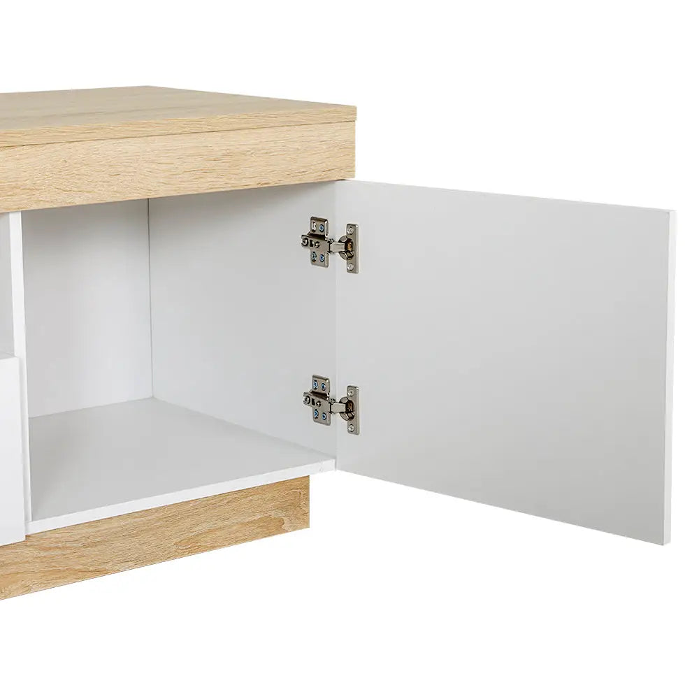 Artiss TV Entertainment Unit Stand 180CM White Wood - Furniture > Living Room