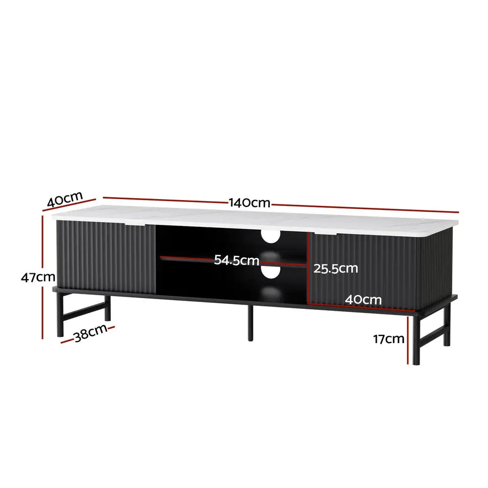Artiss TV Entertainment Unit Stand Storage 140CM - Furniture > Living Room