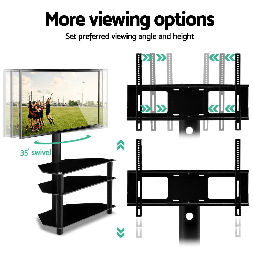 Artiss TV Stand Mount Bracket for 32’’-60’’ LED LCD 3 Tiers Storage Floor Shelf - Audio & Video > TV Accessories