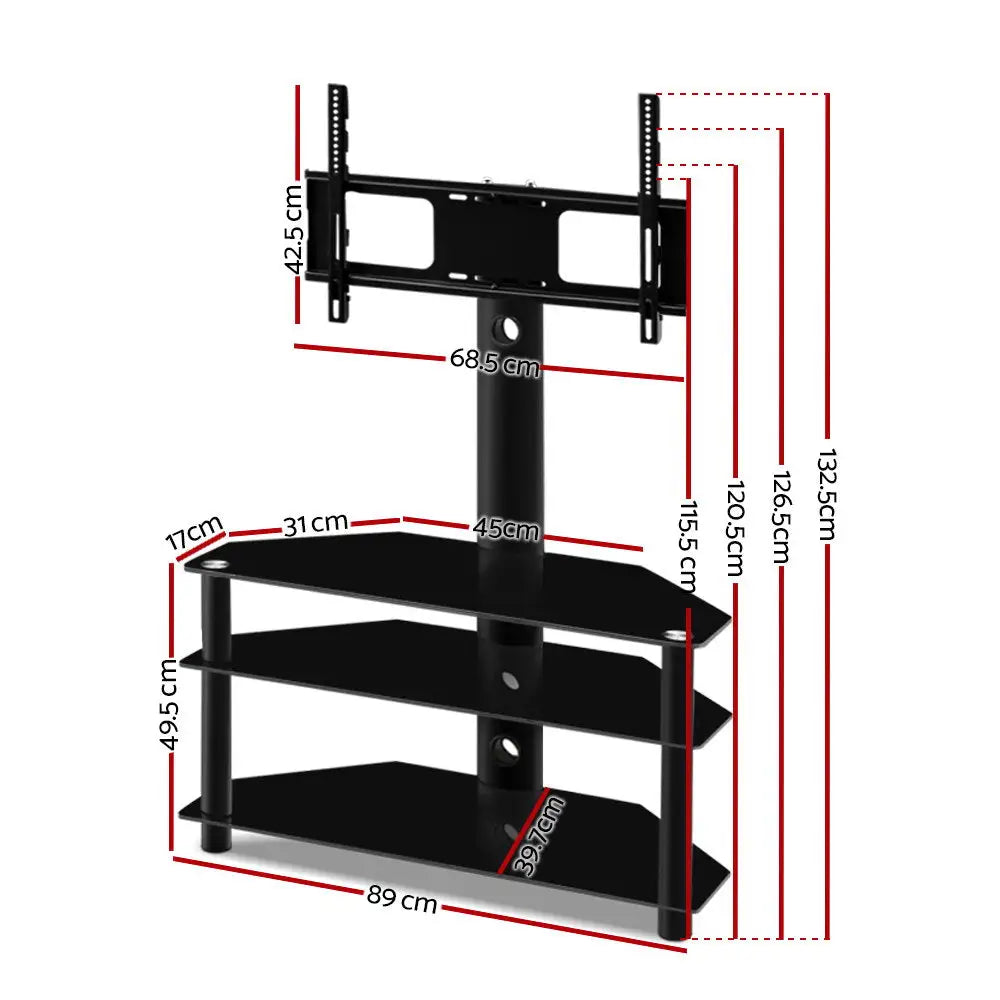 Artiss TV Stand Mount Bracket for 32’’-60’’ LED LCD 3 Tiers Storage Floor Shelf - Audio & Video > TV Accessories