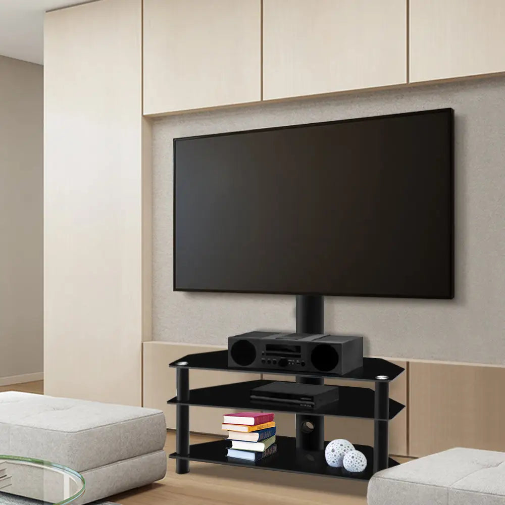 Artiss TV Stand Mount Bracket for 32’’-60’’ LED LCD 3 Tiers Storage Floor Shelf - Audio & Video > TV Accessories